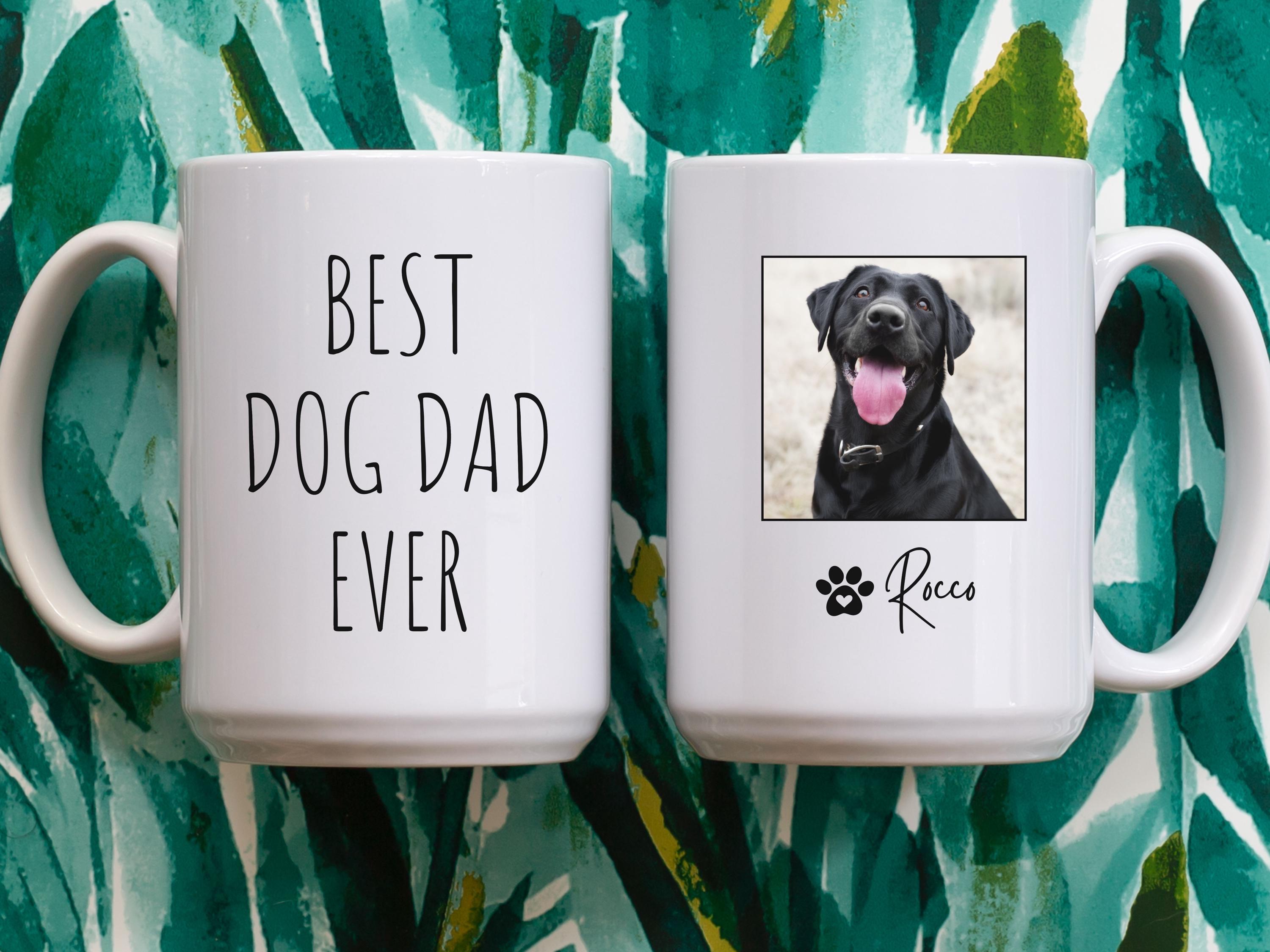 Custom Mugs Dear Dog Dad Mug Father's Day Dog Dad Coffee Cup