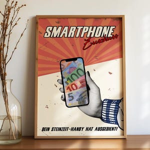 Mobile phone money gift idea | Wish fulfiller smartphone | Last minute printable gift | Instant download | Mobile phone gift template | PDF