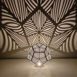Schattenlampe Plotterdatei DXF, SVG, PDF – Schneidvorlage für Cricut, Cameo, Brother, xTool