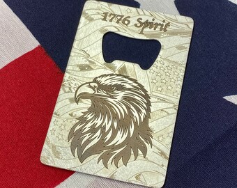 1776 Spirit | Metal Bottle Opener Card