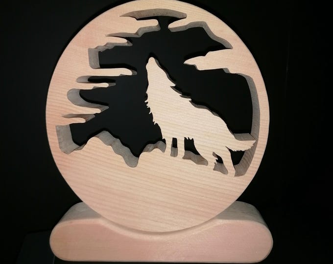 Heulender Wolf