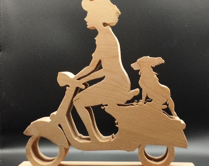 R15-Fahrt mit meinem Hunderl aus Zirbenholz