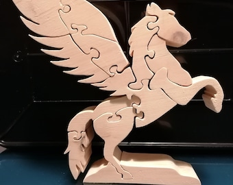 Zirbenholz Puzzle Pegasus