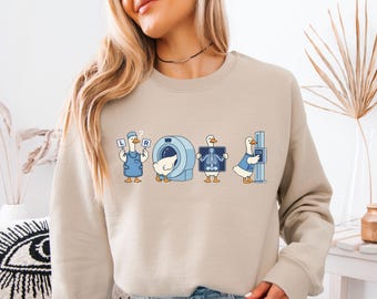 Radiologic Technologist Sweatshirt, Rad Tech Goose Crewneck, Xray Tech Sweater, Rad Tech Gifts, , Radiology Gift