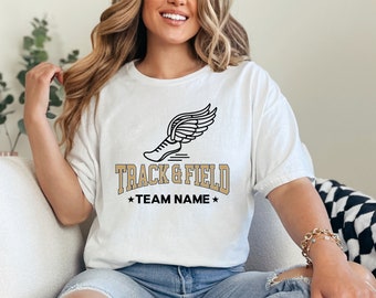 Custom Track Shirt, Personalized Track and Field Shirt, Track Shirt ,Track and Field Team Name Shirt, Runner Shirt, Mother's Day Gift