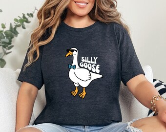 Silly Goose Shirt ,Silly Goose T-Shirt, Funny Gift for Guys, Funny Goose T-Shirt, Unisex Silly Goose Shirt, Silly Goose University Shirt