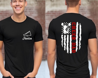 Cheer Dad Shirt ,Custom Cheer Dad T-Shirt ,Cheer Spirit Wear Shirt, Cheer Dad Gift, Cheer Gift for Dad,  Cheer Shirt for Dad, Sports Dad Tee