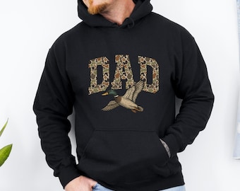 Dad Sweatshirt,Dad Hoodie ,Camo Dad Sweatshirt,Duck Hunting Sweater,Funny Dad Sweatshirt,Dad Birthday Gift,Fathers Day Gift,Gift For Husband