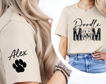 Goldendoodle Custom Shirt, Doodle Mom Shirt, Dog Mom Gift, Goldendoodle shirt, Golden Doodle mom, Golden Doodle Gifts,Personalized Dog Shirt