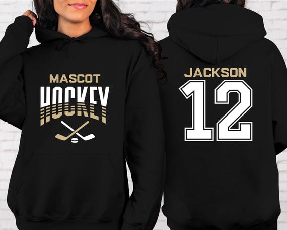 Custom Hockey Hoodie, Hockey Sweatshirt ,Personalized Hockey Hoodie,Hockey Sweatshirt for Mom, Hockey Team Name, Hockey Mom Gift,Hockey Gift