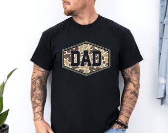 Camiseta de camuflaje para papá, Camiseta de camuflaje para papá, Camiseta de caza para papá, Camiseta clásica para papá, Regalo de cumpleaños para papá, Regalo del Día del Padre, Regalo para el esposo