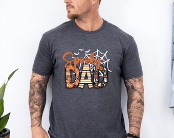 Spooky Dad T-Shirt, Dad Halloween Shirt, Halloween Dad Shirt, Halloween Gift for Dad,Spooky Father Shirt,Halloween Shirt,Halloween Party Tee