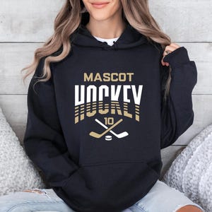 Custom Hockey Hoodie, Hockey Sweatshirt ,Personalized Hockey Sweater,Hockey Sweatshirt for Mom, Hockey Team Name,Hockey Mom Gift,Hockey Gift