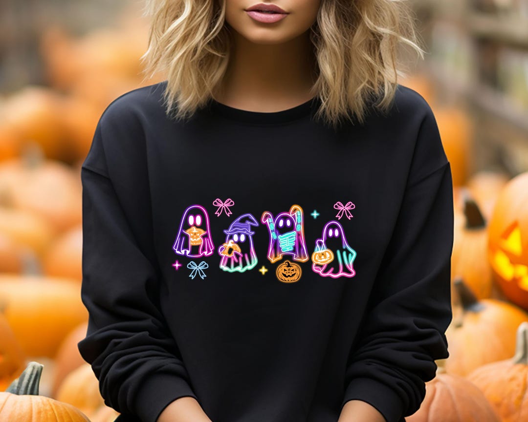 Halloween Glow-in-the-Dark Ghost Hoodie