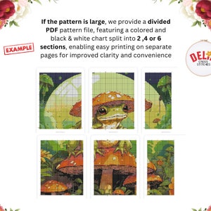 Green Maple Leaf Cross Stitch Pattern PDF Download Nature-inspired Home ...