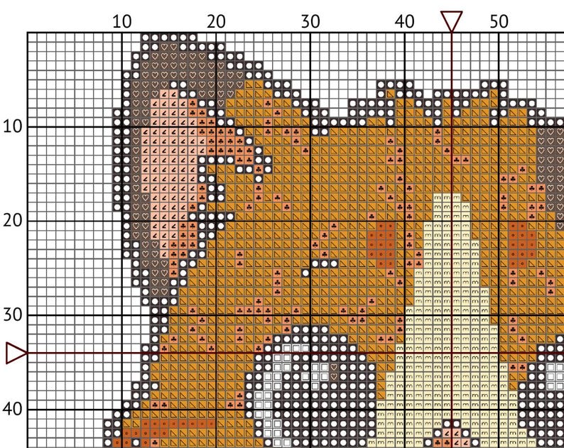 Kawaii Cat Cross Stitch Pattern – Peekaboo Kitty, Beginner Needlepoint ...