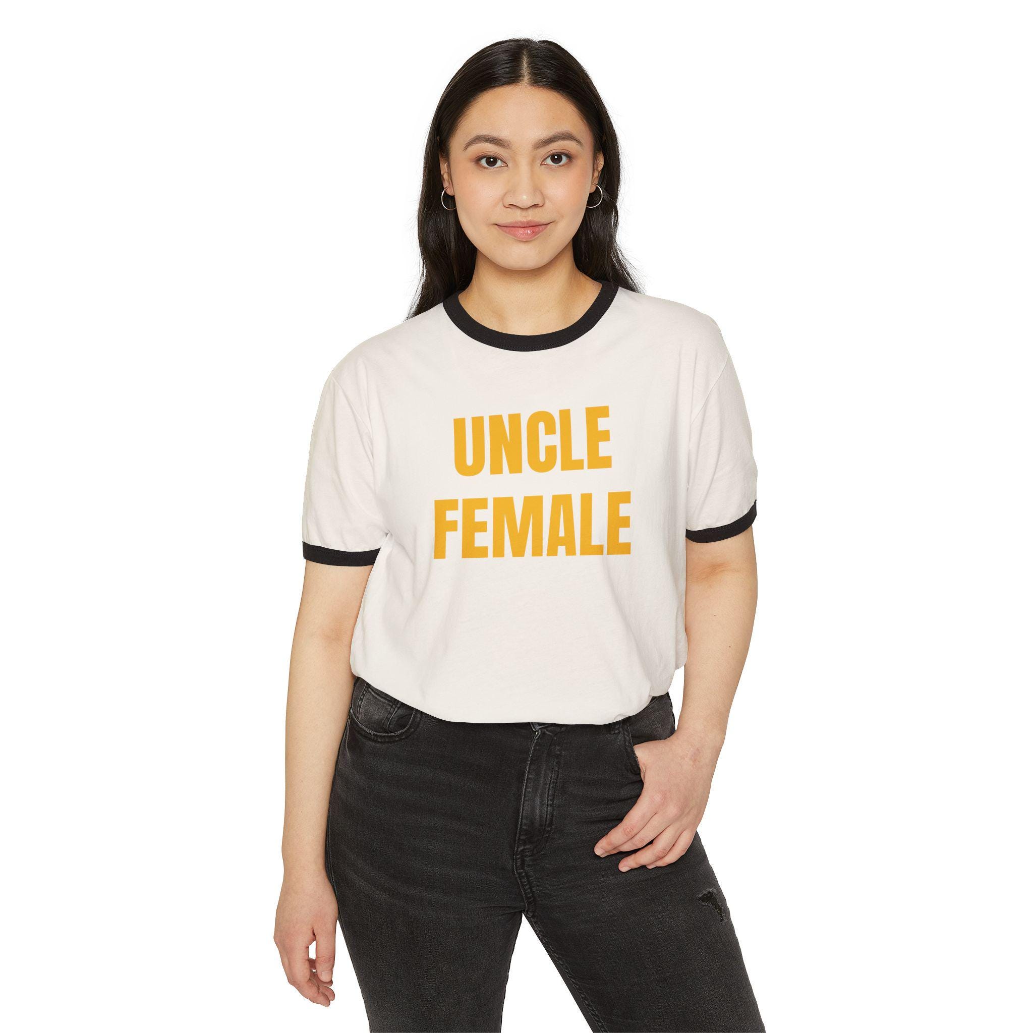 UNCLE FEMALE. Penny Tee.unisex Cotton Ringer T-shirt - Etsy