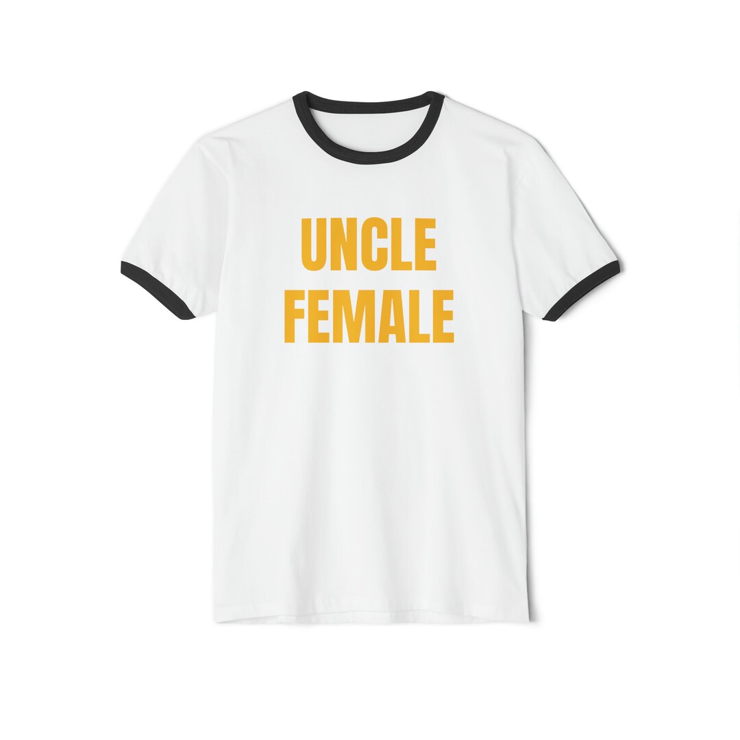 UNCLE FEMALE. Penny Tee.unisex Cotton Ringer T-shirt - Etsy