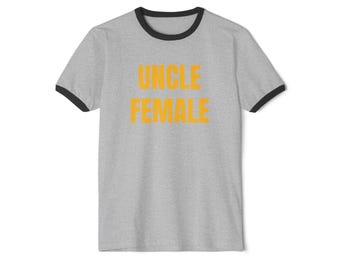 ONKEL WEIB. Penny Tee .Unisex Baumwolle Ringer T-Shirt