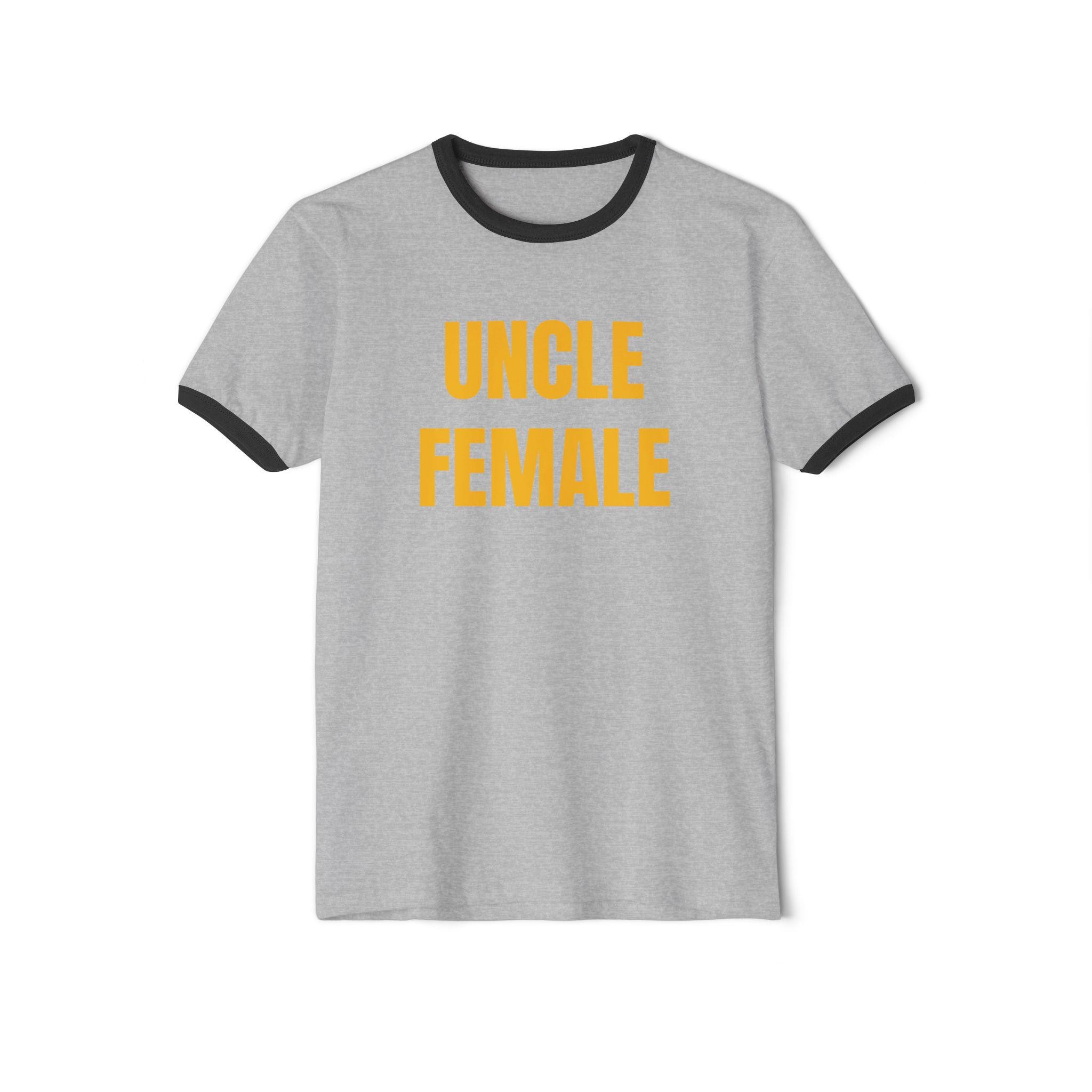 UNCLE FEMALE. Penny Tee.unisex Cotton Ringer T-shirt - Etsy