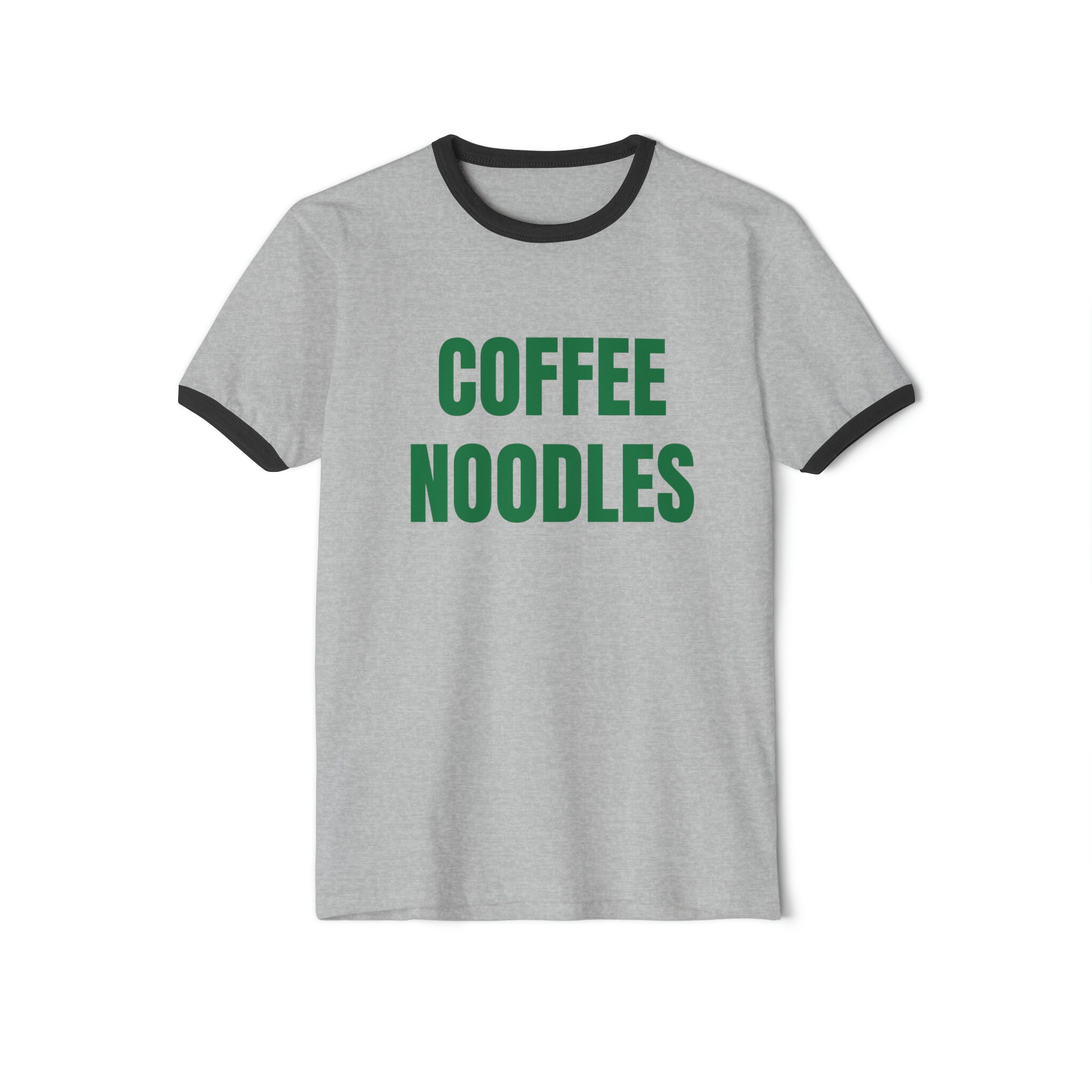 Coffee Noodle. Penny Tee.unisex Cotton Ringer T-shirt - Etsy