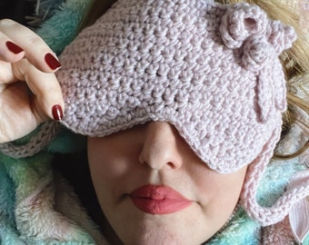 Dream Weaver Sleep Mask / Eyemask Crochet Pattern