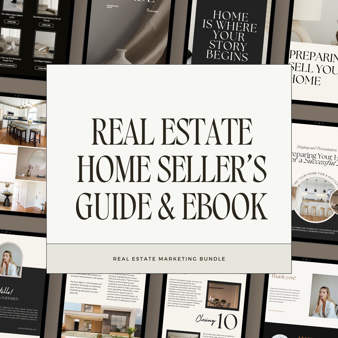 Real Estate Home Seller Guide, Real Estate Agent Seller Packet, Real ...