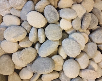 Stones for painting small medium large and shiny different variants for crafting or decorating in a set of 3 or 10 pebbles