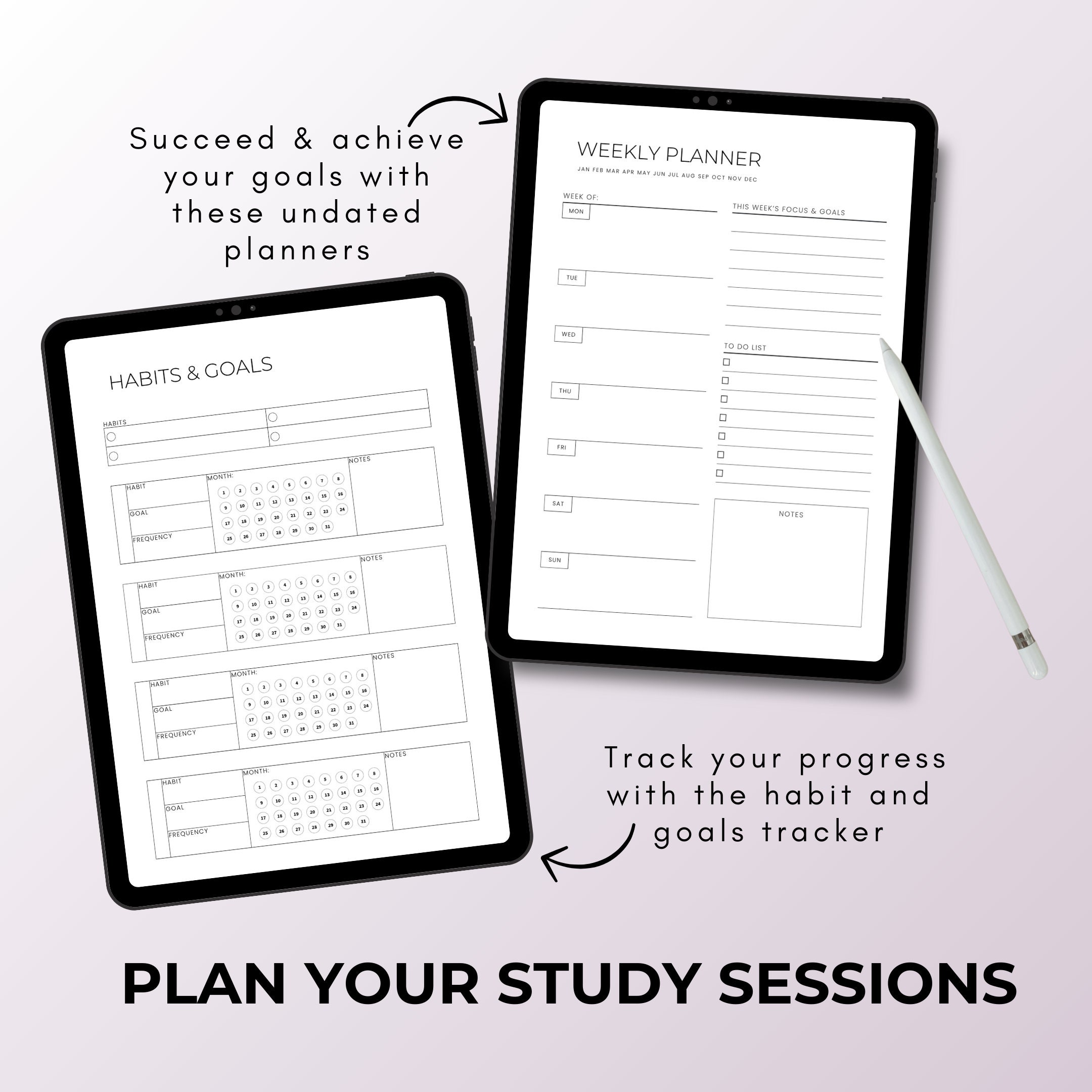 Spanish White Language Learning Notebook, Hyperlinked Journal, iPad ...