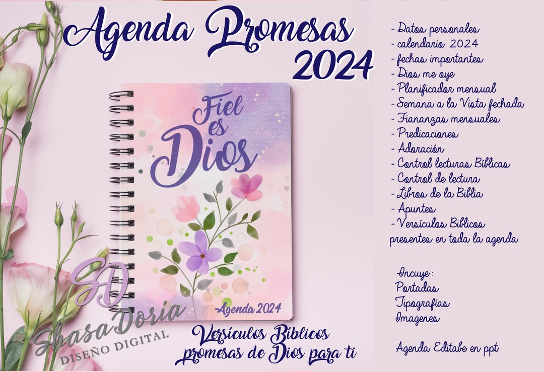 Agenda Cristiana 2024 Etsy España