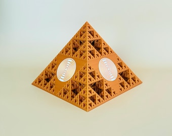 Lakhovsky MWO Energy Harmonizer - Elegant Pyramid for Positive Energy, Crystal Charging, and a Peaceful Environment