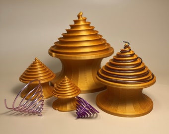 Spirals Electoculture Complete Set Gardening Tools Winding Tool Twisted Copper Wire Golden Proportions