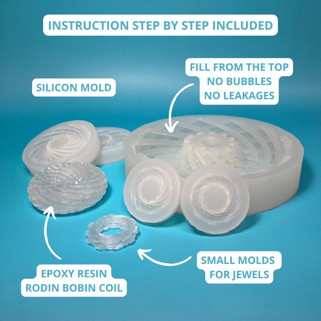 Rodin Coil Template Flexible Silicone Printing Template Customizable in