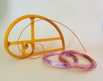 Fibonacci Golden Spiral Pattern | Guide to Bending Copper or Aluminum Wire | Energy Art, Orgone, Electroculture