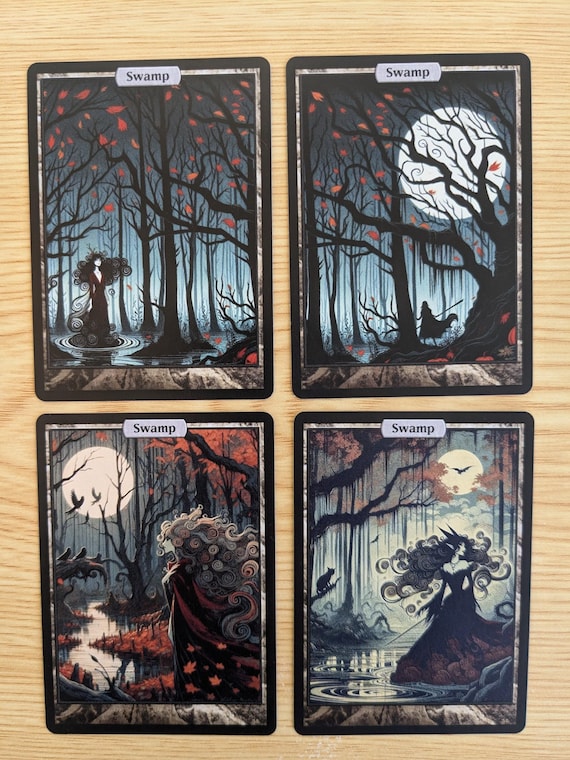 吸血鬼の沼地 10 枚 (マジック:ザ・ギャザリングのカスタム フルアート