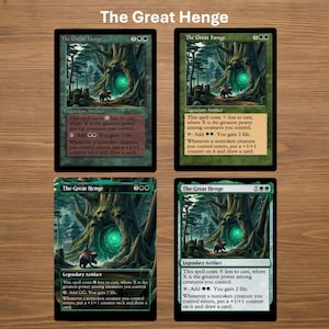 Carta de teste personalizada The Great Henge para Magic the Gathering (sem bordas, oldschool, pré-moderna ou moldura regular)