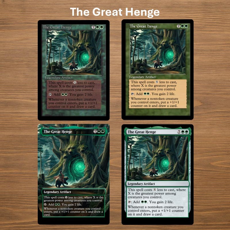 Mtg Borderless Card - Etsy