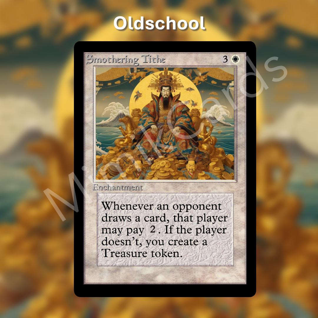 Smothering Tithe Full Art Foil – MTG Play Test Card – Near Mint – Fall Out Themed