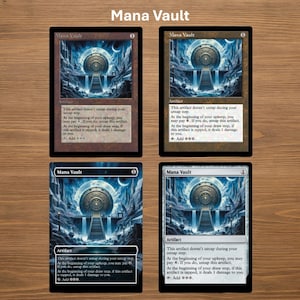 Mana Vault custom Playtest Card for Magic the Gathering (Borderless, Oldschool, Premodern or Regular Frame)