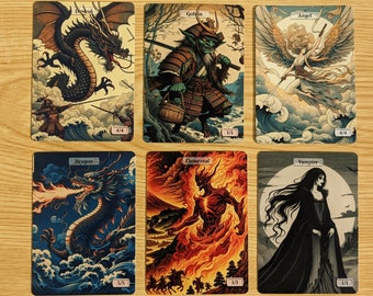 Token Set for Magic the Gathering (40 tokens on 20 double sided cards)