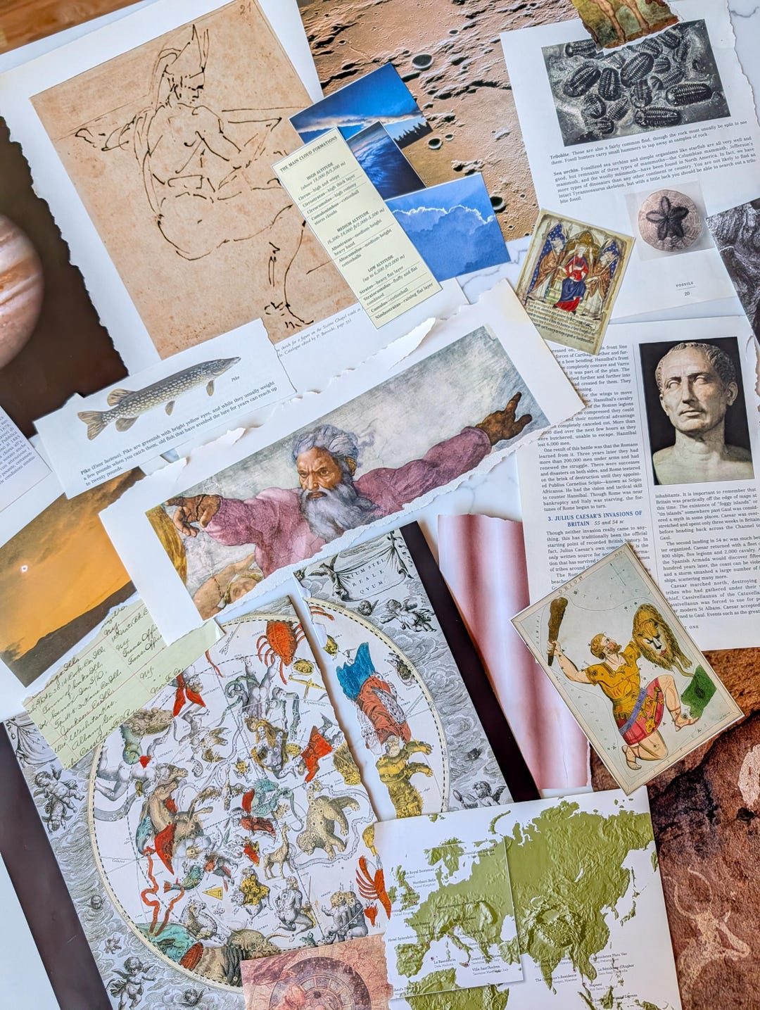 Myth & Science Dark Academia Ephemera Collection | Astronomy, History ...