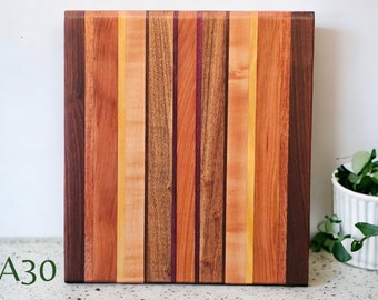 Custom Hardwood Edge Grain Cutting Board