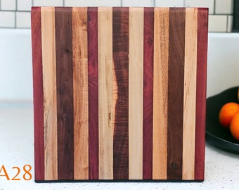 Custom Hardwood Edge Grain Cutting Board