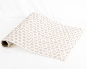 Gold Tiger Table Runner Paper Roll White and Gold Tigers Party Decor Game Day Table Decor Football Entertaining Disposable Table Runner