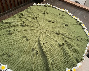 Crochet Bouquet Flower Blanket