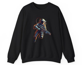 Unisex Heavy Blend Crewneck Sweatshirt Spaceman