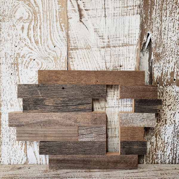 Small Reclaimed Wood Cross Art