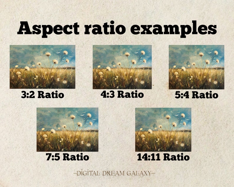 Rustic Dandelions Landscape Digital Print Moody Oil Painting Wall Art Digital Download Nature