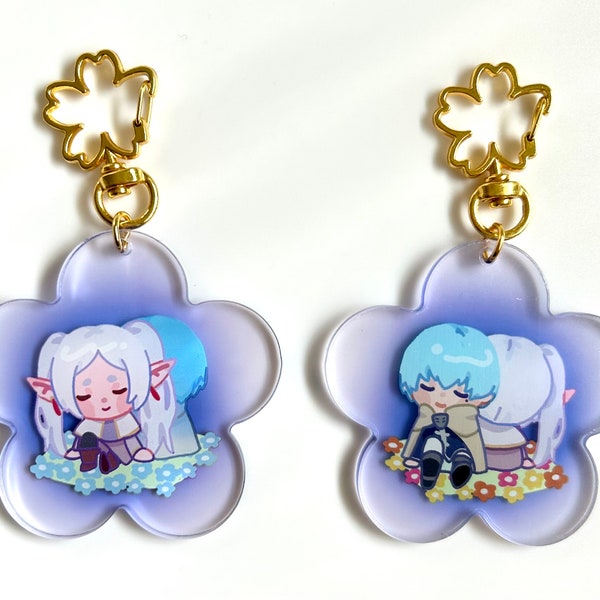 Traveling Mages Hero Flower Field Back to Back Charm