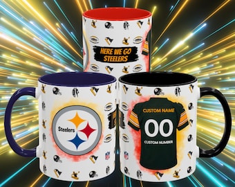 Unique 11oz Mug with Personalized Jersey Name and Number Accents